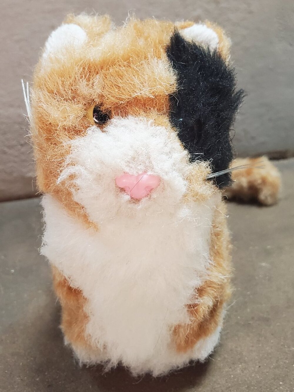 American Girl Retired Ginger Calico Cat Doll Pet Plush 5" Orange White & Black